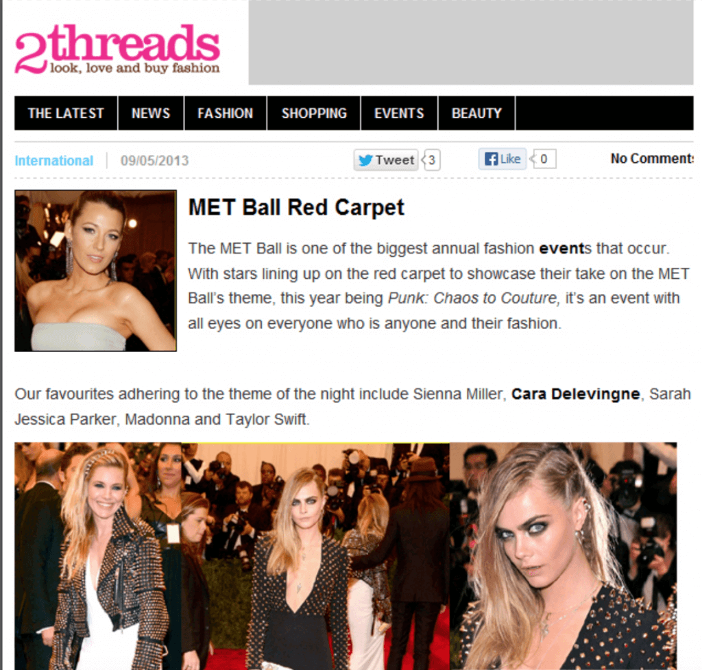 Photo of MET Bell Red Carpet from 2threads.com