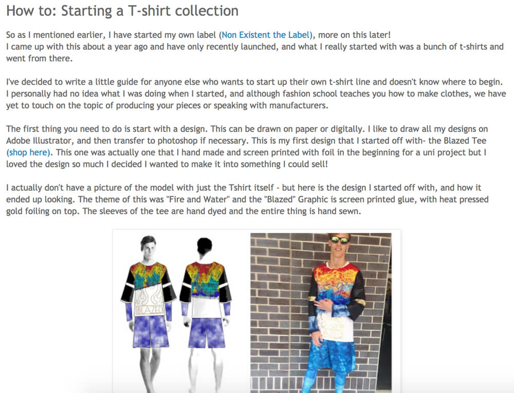 Photo of How to: Start a T-shirt collection from lesimplyclassy.blogspot.com