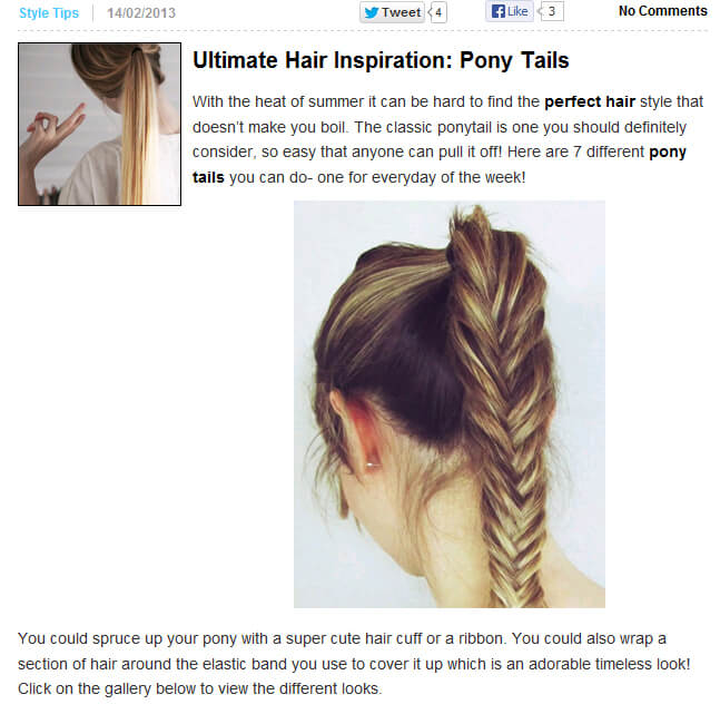 Photo of Ultimate Hair Inspo: Ponytails from 2threads.com